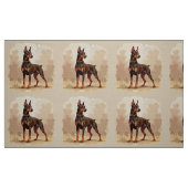 Roodroestbruine Dobermann Pinscher-hond Stof (Fat Quarter)