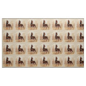 Roodroestbruine Dobermann Pinscher-hond Stof (Yard (91,4 cm))