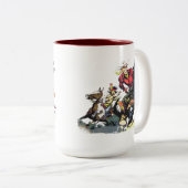  roodrog tweekleurige koffiemok (Voorkant rechts)