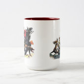  roodrog tweekleurige koffiemok (Center)