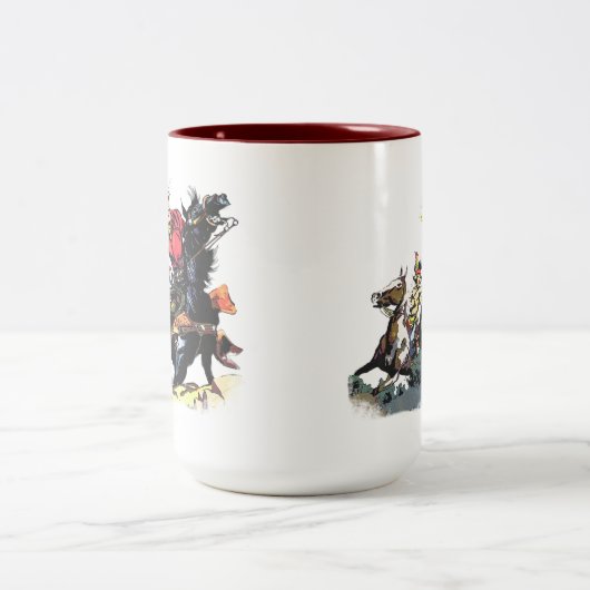  roodrog tweekleurige koffiemok (Center)