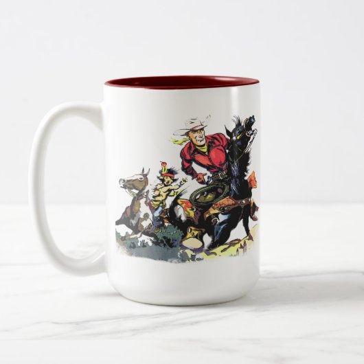  roodrog tweekleurige koffiemok (Links)