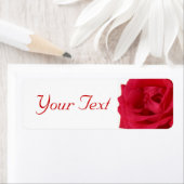 Roodroodbruine Adresetiketten Etiket (Insitu)