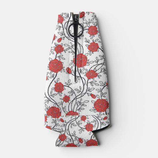 roodroos flesjeskoeler (Achterkant)