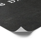 roodroos floral vrijgezellenfeest welkomstteken poster (Hoek)