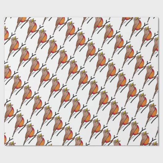 roodrover cadeaupapier (Vlak)