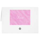 Roodroze Aquarel Trouwtafel Placecards (Achterkant Horizontaal)