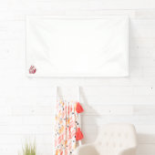 roodroze bruine illustratie Ontwerp Vinylbanner Spandoek (Insitu)