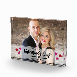 Roodroze harten Foto van Valentijnsdag