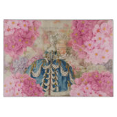 Roodroze hydrangea Flowers Glass Cutting Board Snijplank (Voorkant)