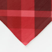  roodroze patroonpatroon met grote rugzak fleece deken (Hoek)