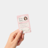 Roodroze Postpartum Doula Professionele Vormgeving Badge (Handheld)