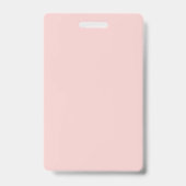Roodroze Postpartum Doula Professionele Vormgeving Badge (Achterkant)