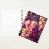 Roodrozen struikgewas personaliseren planner (Display)