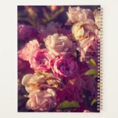 Roodrozen struikgewas personaliseren planner (Achterkant)