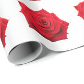 Roodrozen, verpakkingspapier cadeaupapier (Rol Hoek)