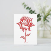 RoodrozenDesign Briefkaart (Staand voorkant)