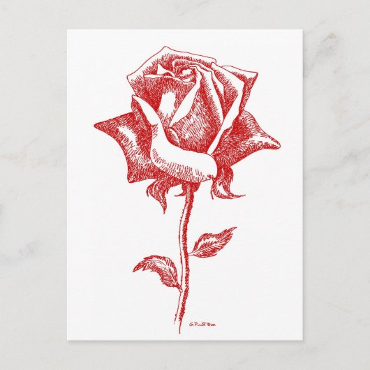 RoodrozenDesign Briefkaart (Voorkant)