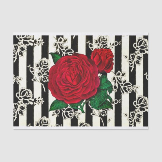  roodrozenpapier tissuepapier (Voorkant)