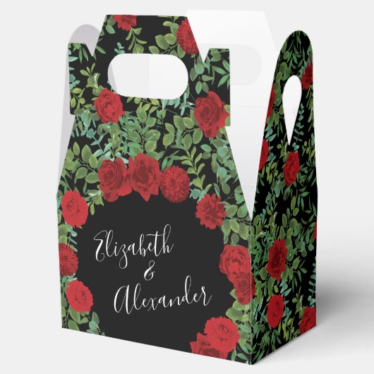 Roodrozenweddenschap Bedankdoosjes (Geopend)