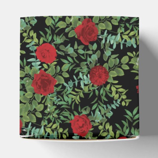 Roodrozenweddenschap Bedankdoosjes (Bovenkant)