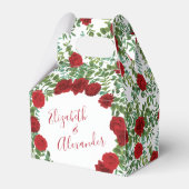 Roodrozenweddenschap Bedankdoosjes (Voorkant Zijde)