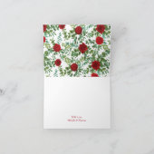 Roodrozenweddenschap Bedankkaart (Binnen)