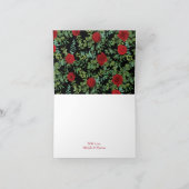 Roodrozenweddenschap Bedankkaart (Binnen)