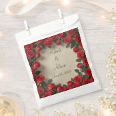 Roodrozenweddenschap Bedankzakje (Geknipt)