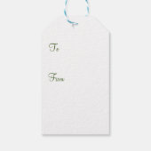 Roodrozenweddenschap Cadeaulabel (Achterkant)