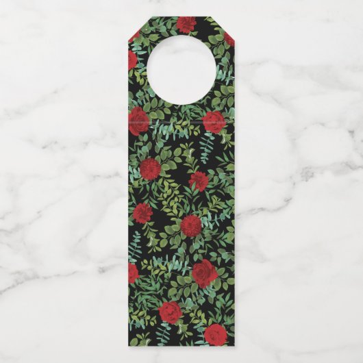 Roodrozenweddenschap Flessenhanger (Achterkant)