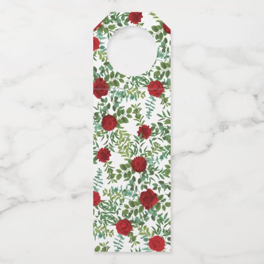 Roodrozenweddenschap Flessenhanger (Achterkant)