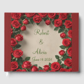 Roodrozenweddenschap Gastenboek (Voorkant)