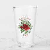Roodrozenweddenschap Glas (Achterkant)