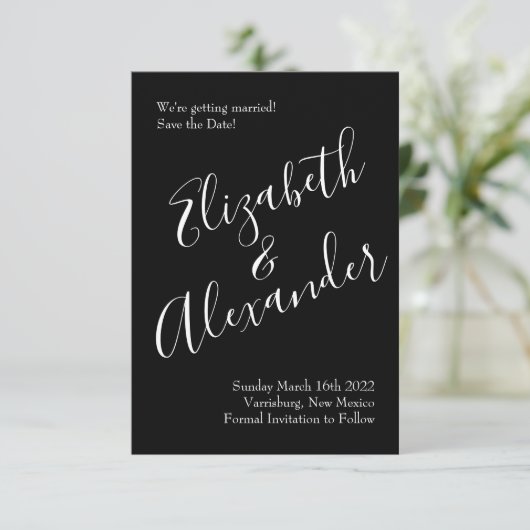 Roodrozenweddenschap Kaart (Staand voorkant)