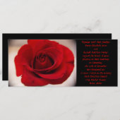 Roodrozenweddenschap Kaart (Voorkant / Achterkant)
