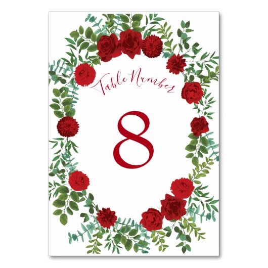 Roodrozenweddenschap Kaart (Voorkant)