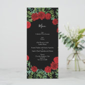 Roodrozenweddenschap Menu (Staand voorkant)