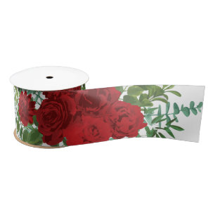 Roodrozenweddenschap Satijnen Lint