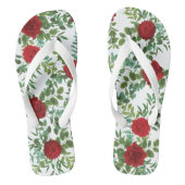 Roodrozenweddenschap Teenslippers (Voetbed)