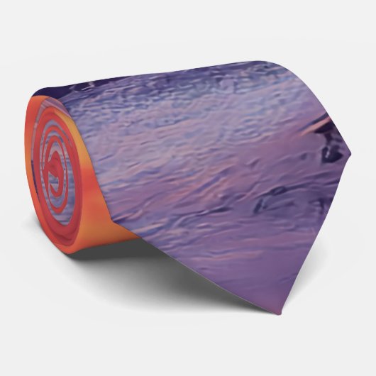 Roodschappen 69 stropdas (Opgerold)