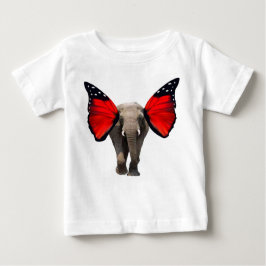 Roodscharnierend Baby T-shirt