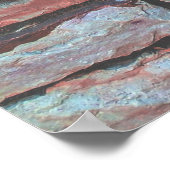 Roodschilderwand Poster (Hoek)