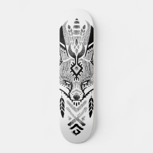 Roodschildpad in tattoo badass-stijl persoonlijk skateboard