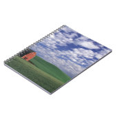 Roodschuur in het veld tarwe en gerst in Whitman Notitieboek (Linkerzijde)