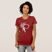 Roodskins Bloem T T-shirt (Voorkant volledig)
