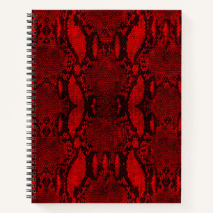 Roodslang Afdrukken Spiral notebook Notitieboek