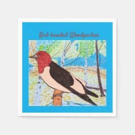 Roodsnavel-specht Servet