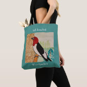Roodsnavel-specht  tote bag (Dichtbij)