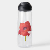Roodsnavelbloem Waterfles (Achterkant)